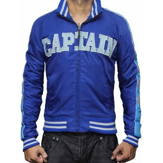 Suicide Squad Captain Boomerang Blue Bomber Jacket