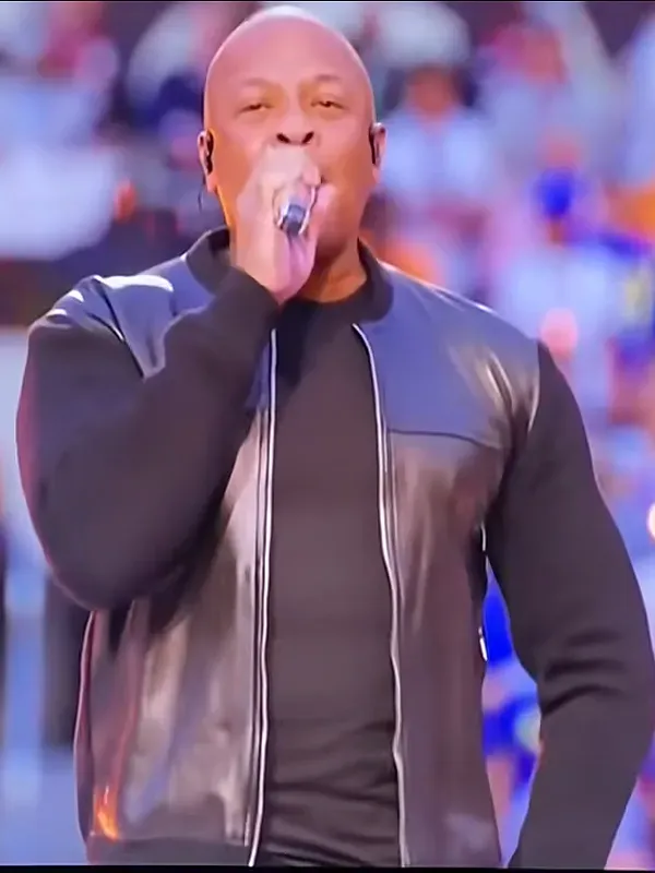 Super Bowl Show Dr. Dre Leather Jacket