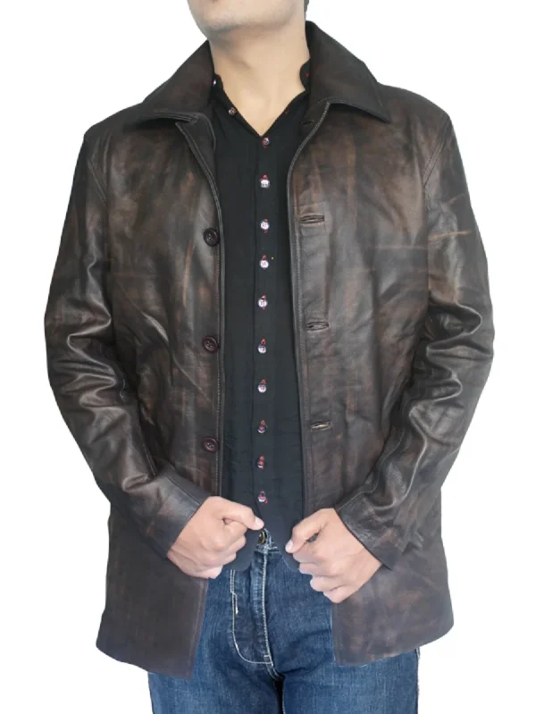 Supernatural Dean Winchester Distressed Leather Jacket