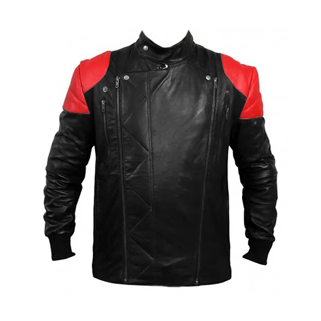 Surface to Air - KID CUDI FIRE Leather Jacket Replica