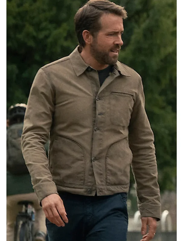 The Adam Project Ryan Reynolds Cotton Jacket