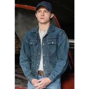 The Devil All the Time Tom Holland Denim Jacket