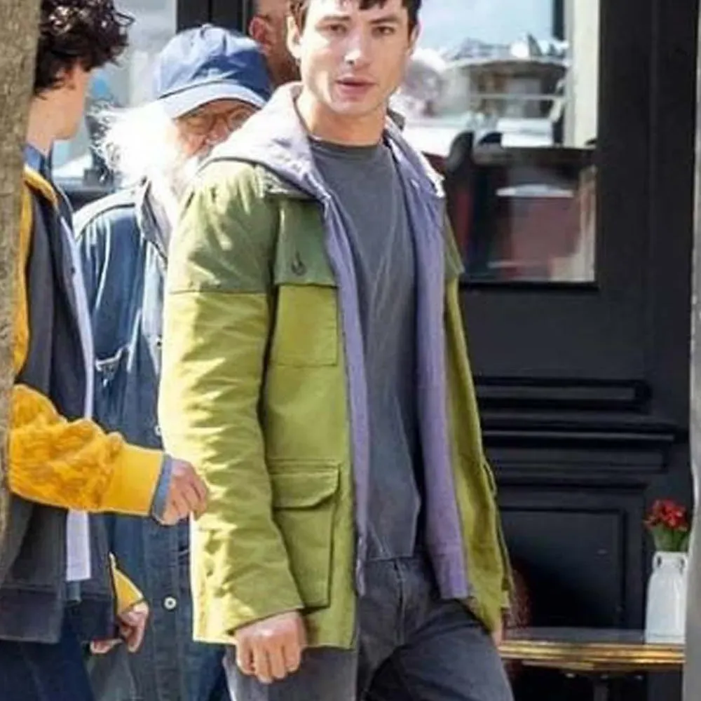 The Flash 2022 Barry Allen Green Jacket