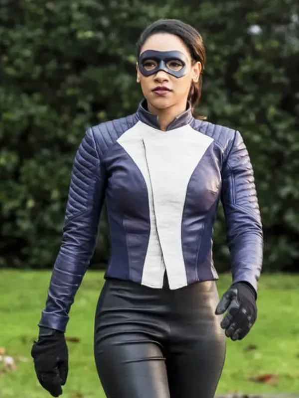 The Flash Speedster Iris West Leather Jacket