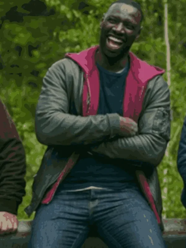 The Takedown 2022 Omar Sy Leather Jacket