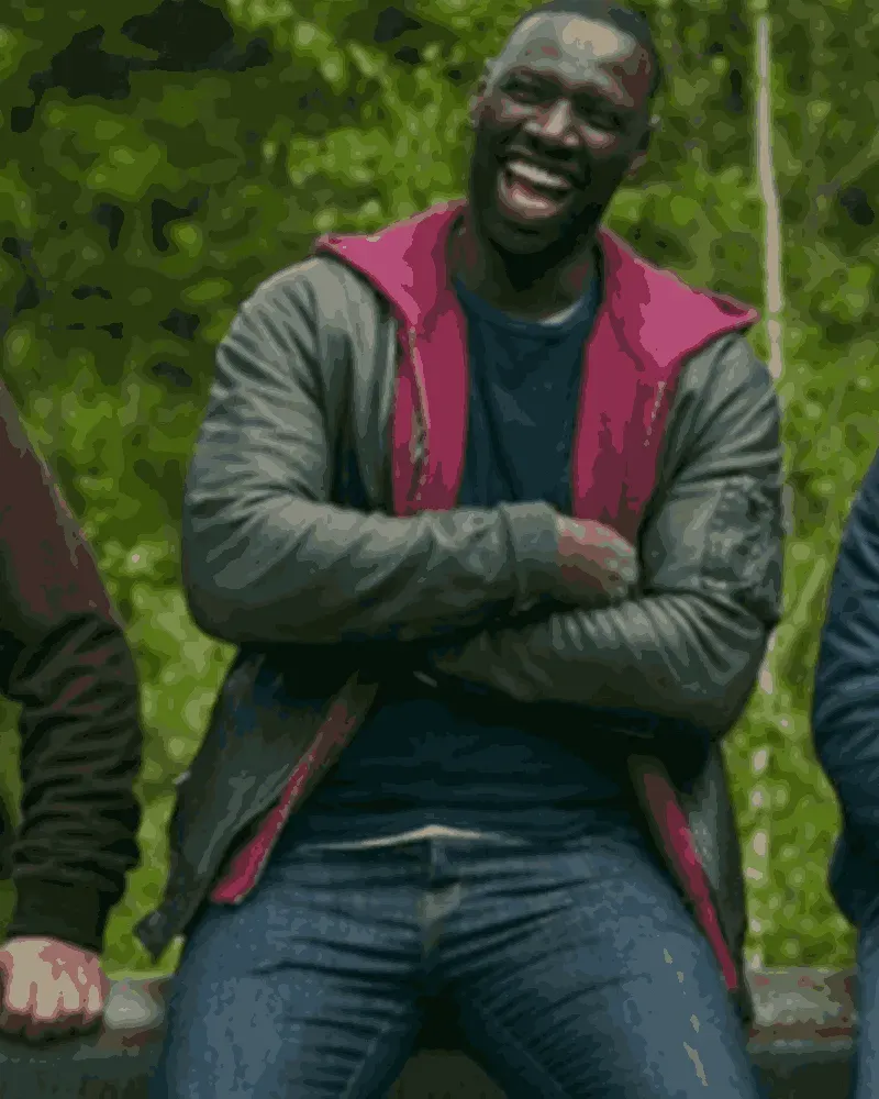 The Takedown 2022 Omar Sy Leather Jacket