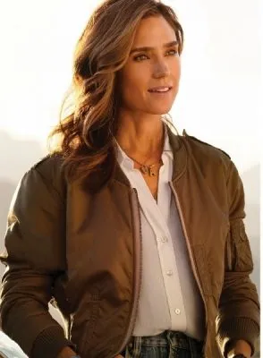 Top Gun Maverick Penny Benjamin Brown Jacket