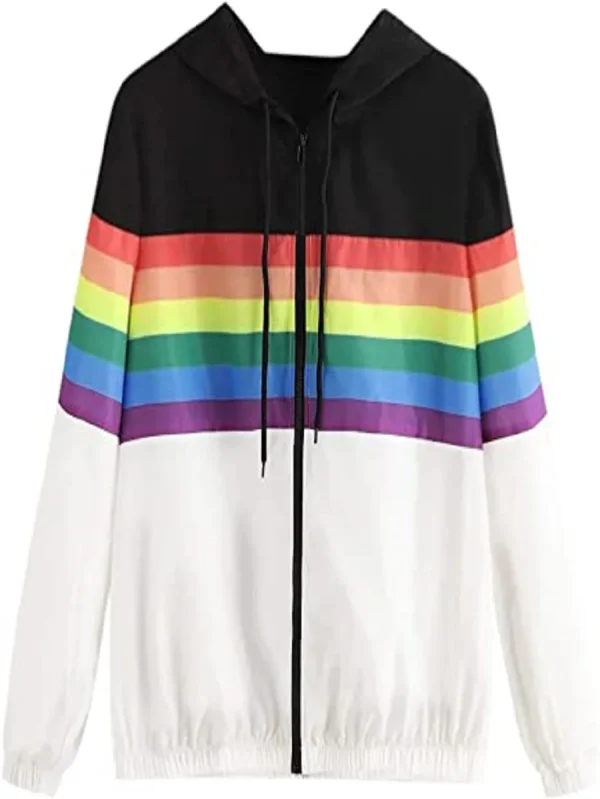 Women's Fashion Casual Patchwork Hooded