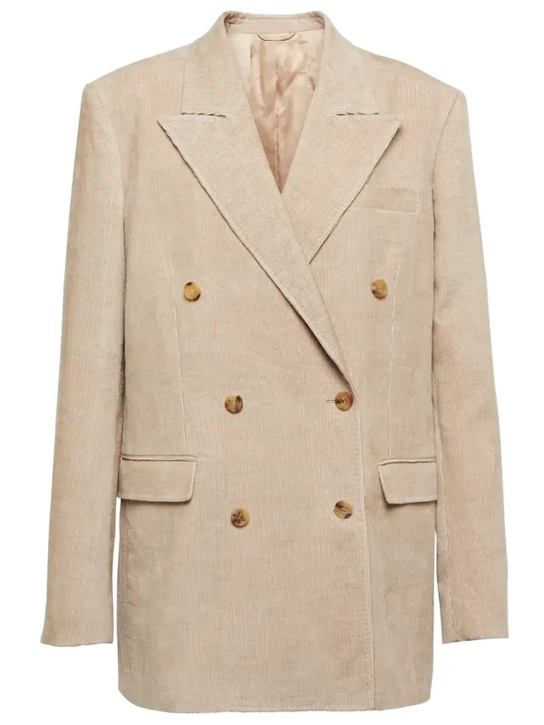 Women's Kees Linen and Cotton corduroy Blazer Coat