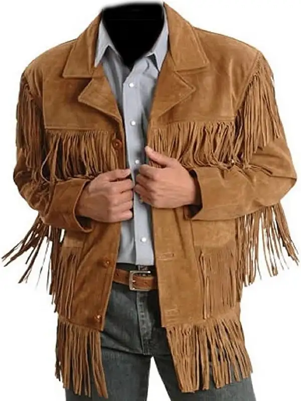 Cowboy Western Fringe Native American Coat