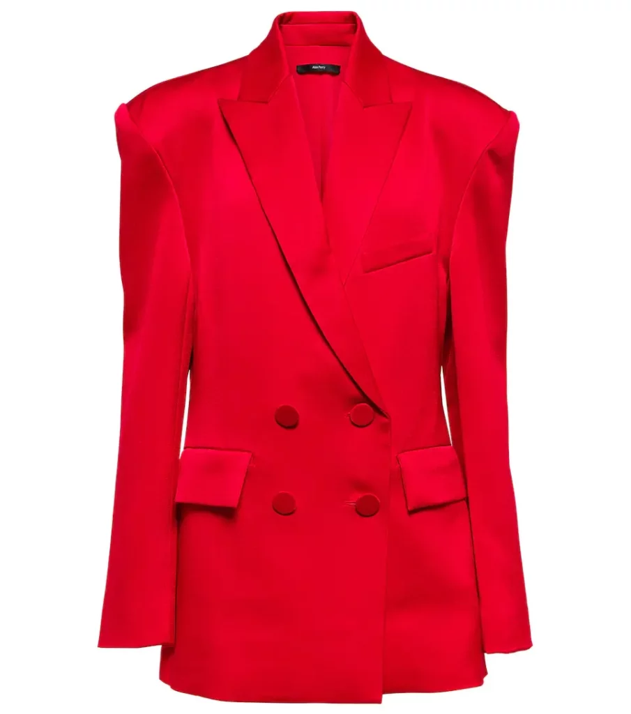 women's wells satin crepe blazer coat