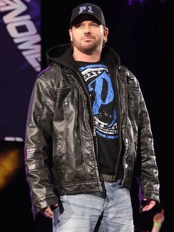 AJ Style black Bomber Jacket