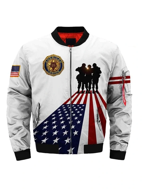 American legion veteran 3D full print jacket