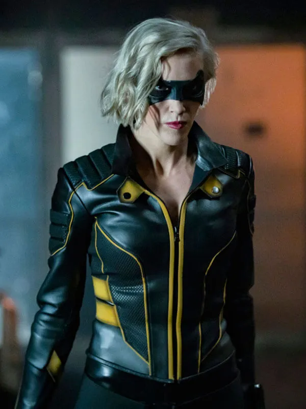 Arrow Spinoff Laurel Lance Black Leather Jacket