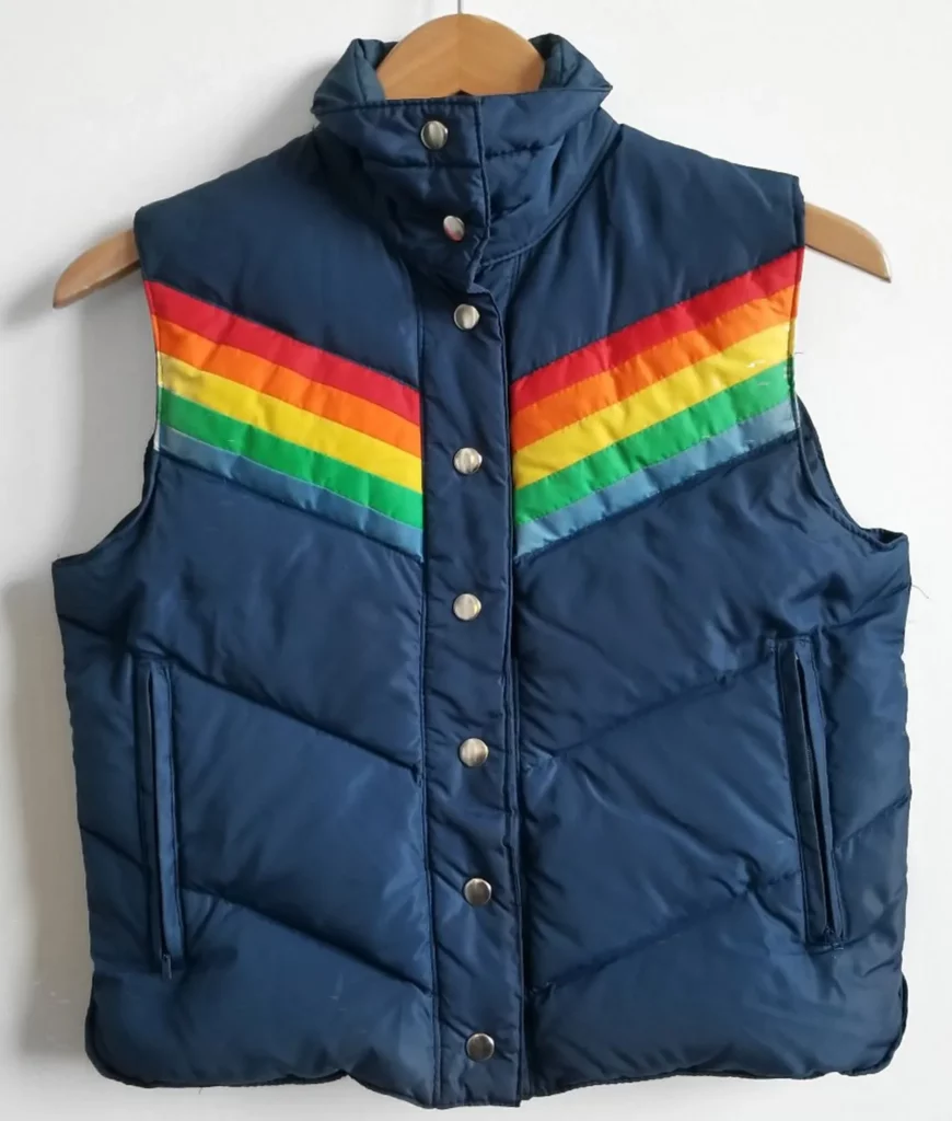 Ashton Kutcher That 70s Show Michael Kelso Puffer Blue Vest