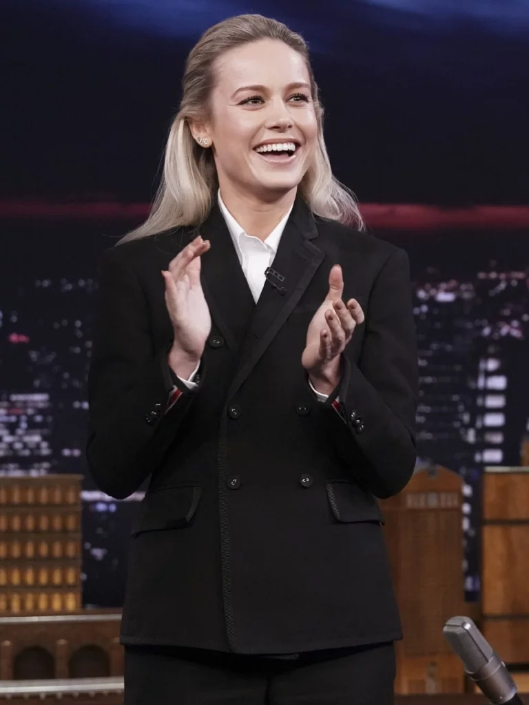 Film Fast X Brie Larson Black Blazer