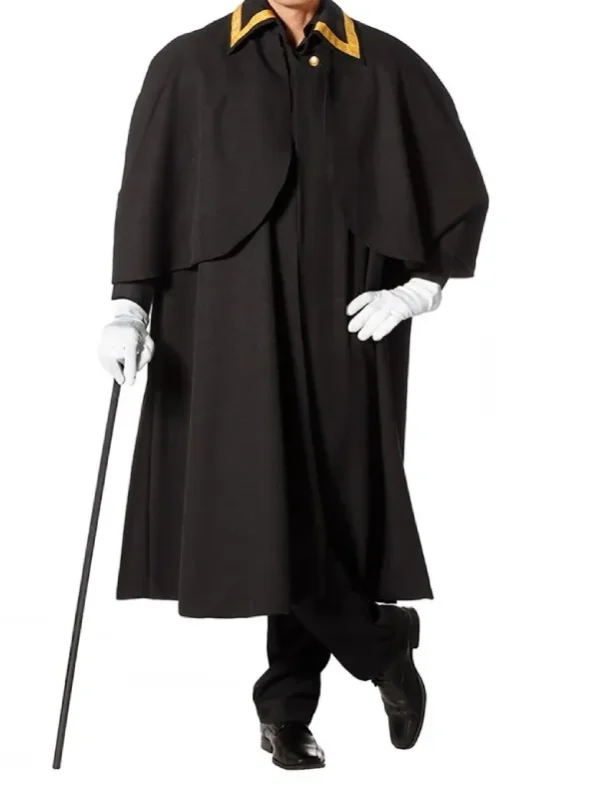 Costume Coachman Black Coat