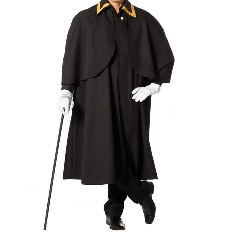 Costume Coachman Black Coat