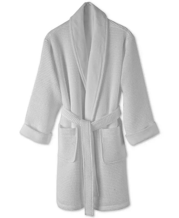 Cotton Waffle Textured Bath Robe, Created for Macy's