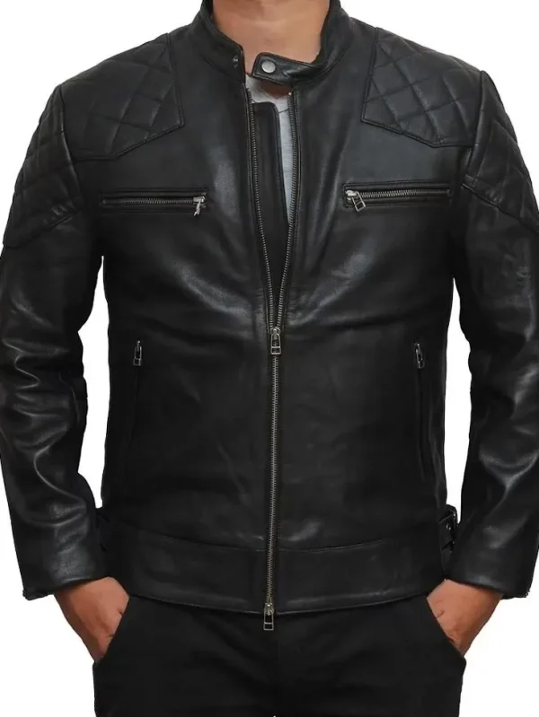 David Beckham Genuine Leather Jacket