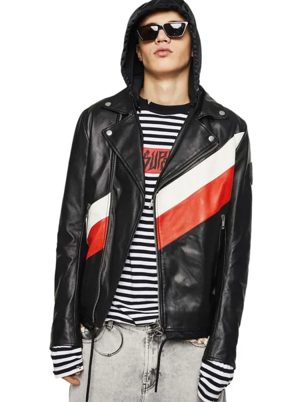 Diesel L Solove Black Jacket Hoodie