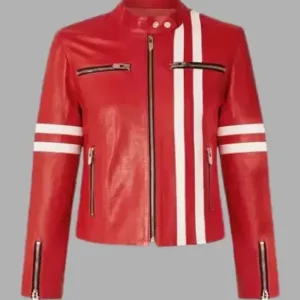 Ferrara Red leather Jacket