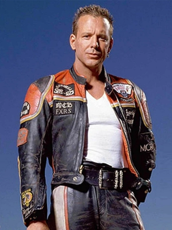 Mickey Rourke Harley Davidson Marlboro Motorcycle Jacket