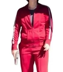 Hawkeye Red/White Stripe SweatSuit