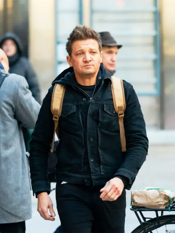 Hawkeye TV Series 2021 Jeremy Renner Black Jacket