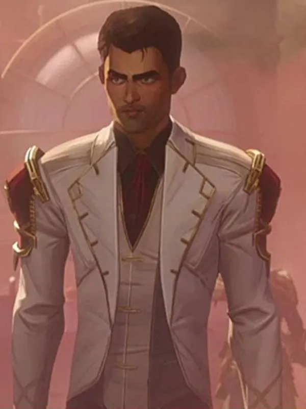 Jayce Arcane League of Legends White Blazer Jacket