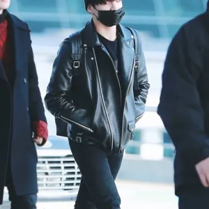 Jungkook Leather Jacket