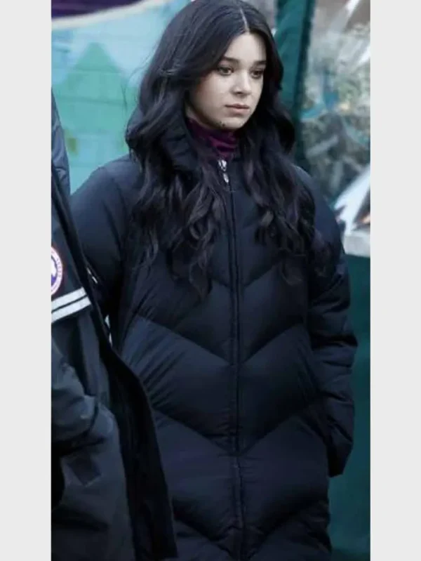 Kate Bishop Hawkeye Black Puffer Coat