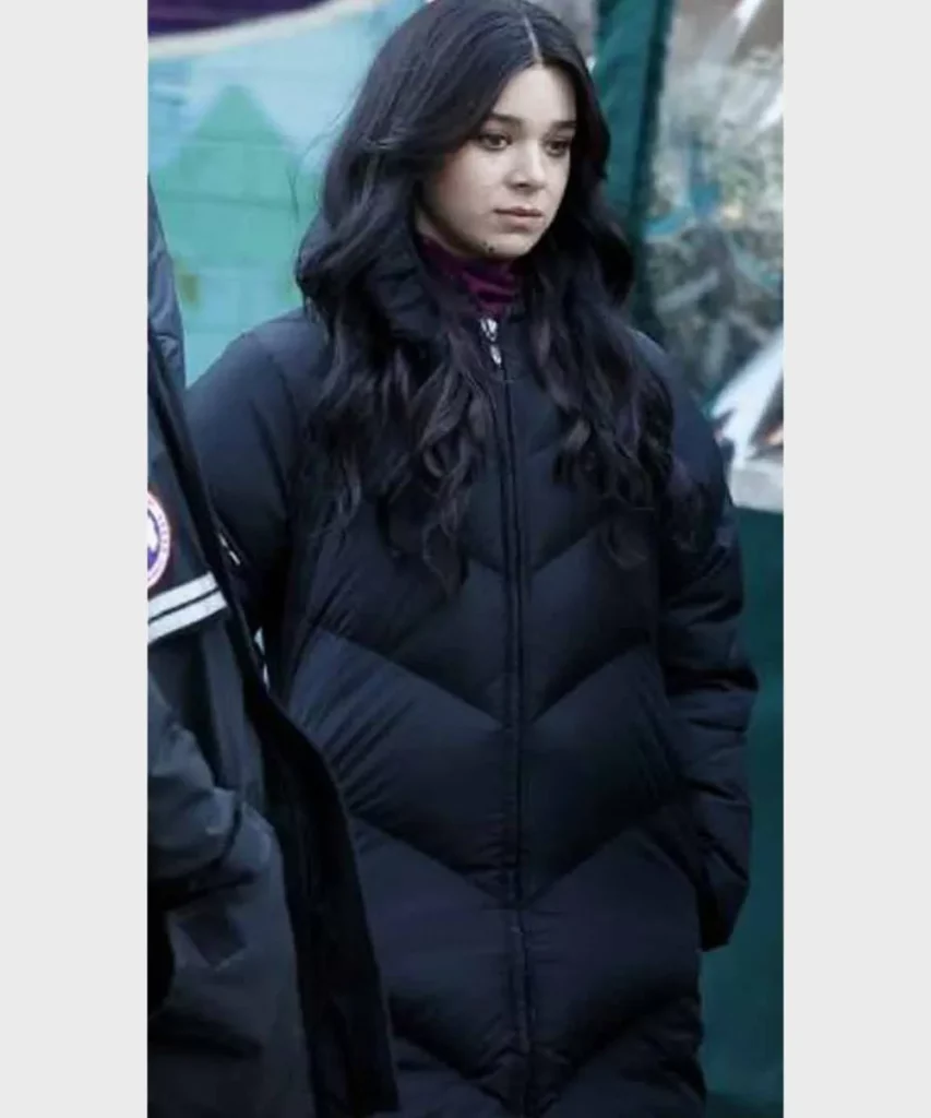 Kate Bishop Hawkeye Black Puffer Coat