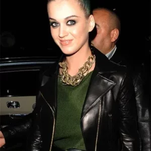 Katy Perry Black Leather Jacket