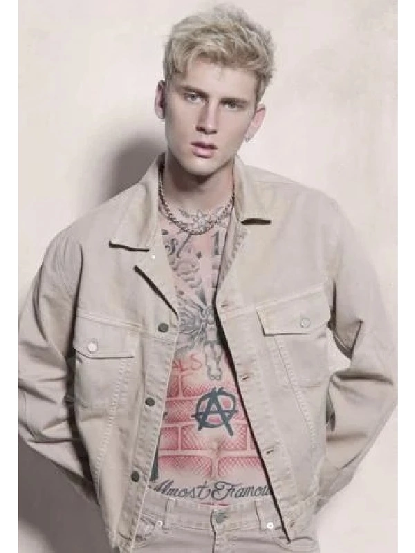 Machine Gun Kelly Beige Cotton Jacket