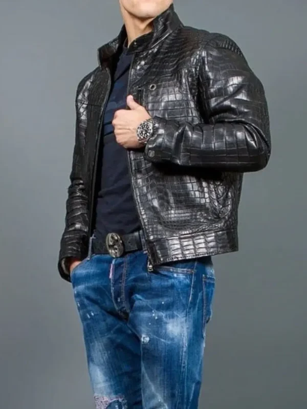 Men's Motorcycle Leather Jacket