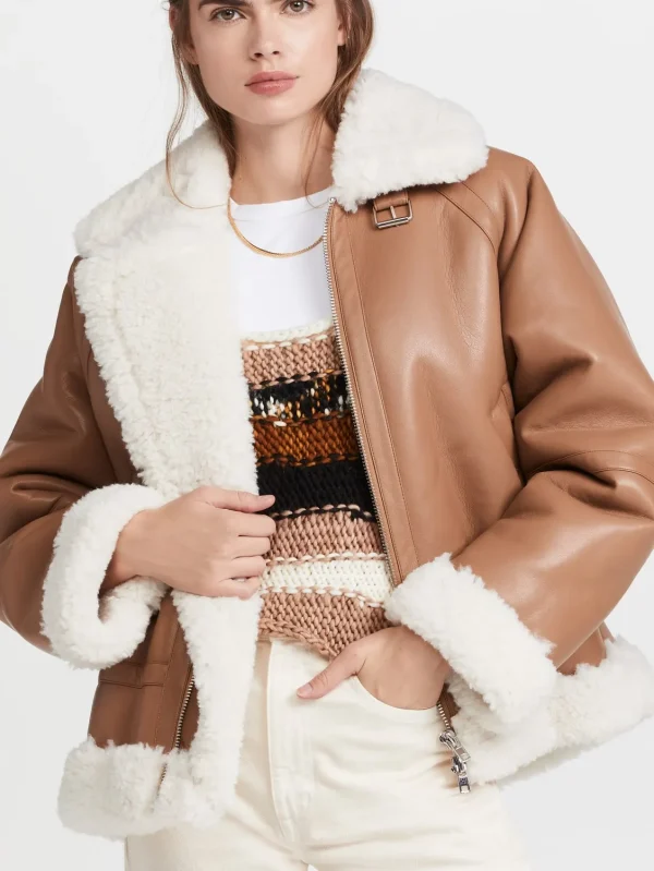 Nael Shearling Jacket For Women