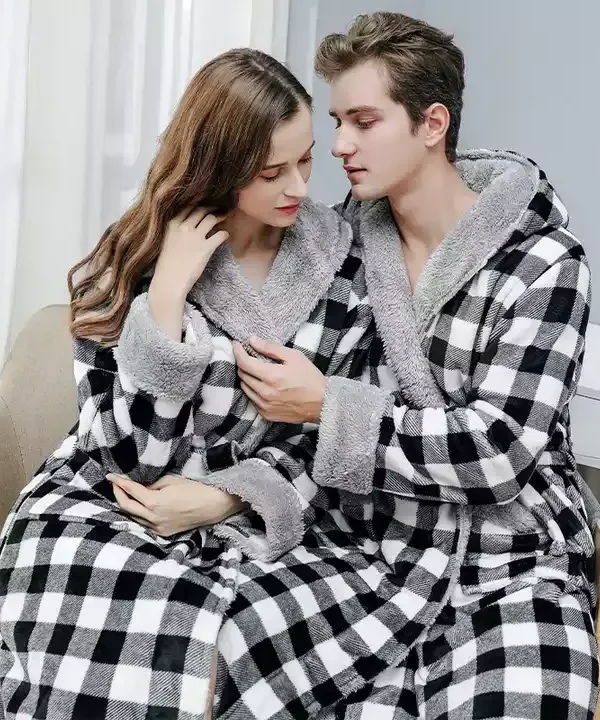 Autumn & Winter Couple Bathrobe