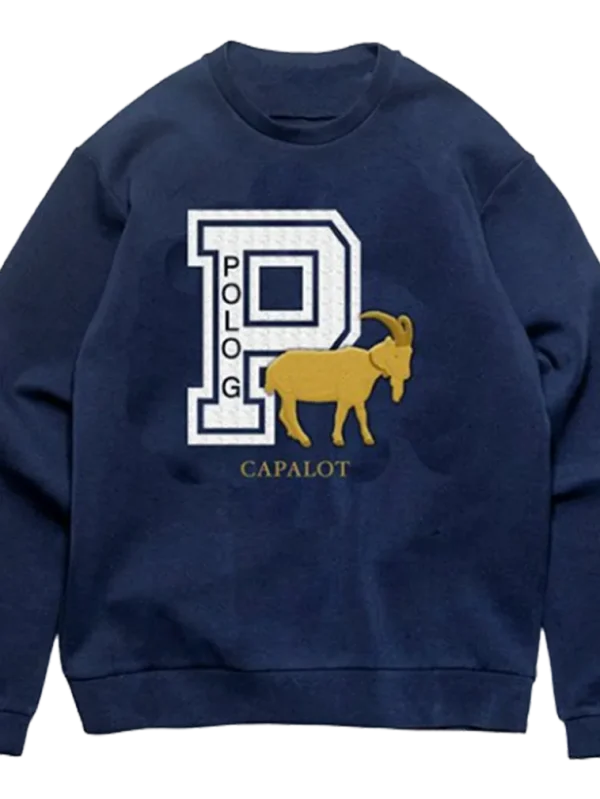 Polo G Capalot Navy Crewneck SweatShirt