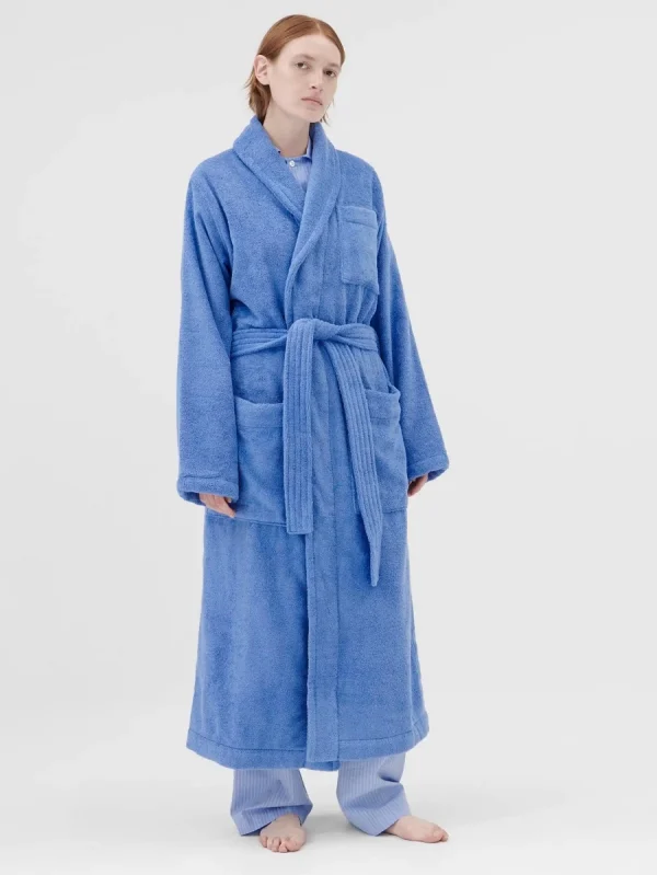 Sky-Blue Classic Bathrobe