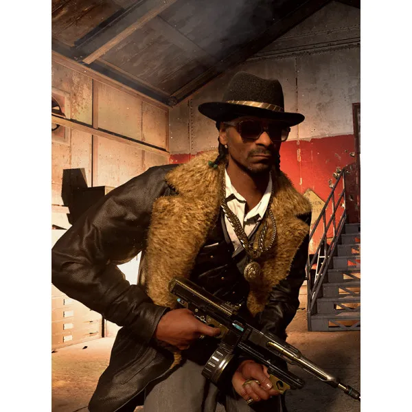 Snoop Dogg Call of Duty Shearling Coat