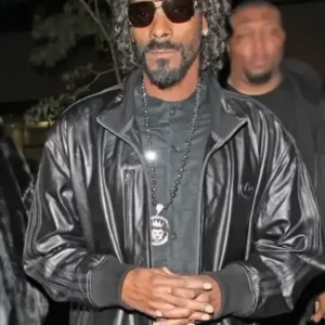 Snoop Dogg Super Bowl Leather Jacket