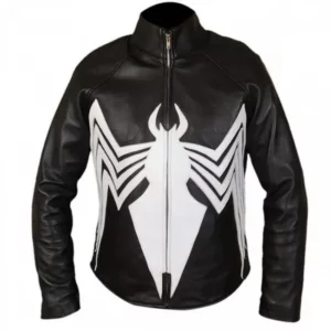 Spider Men Black Leather Jacket