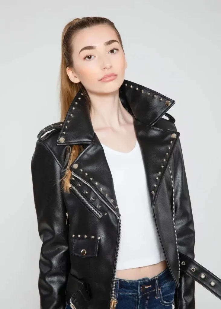 Studded Motorcycle style jacket