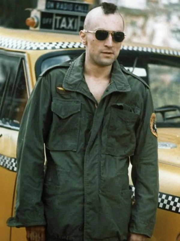 Taxi Driver Robert De Niro Military Green Jacket