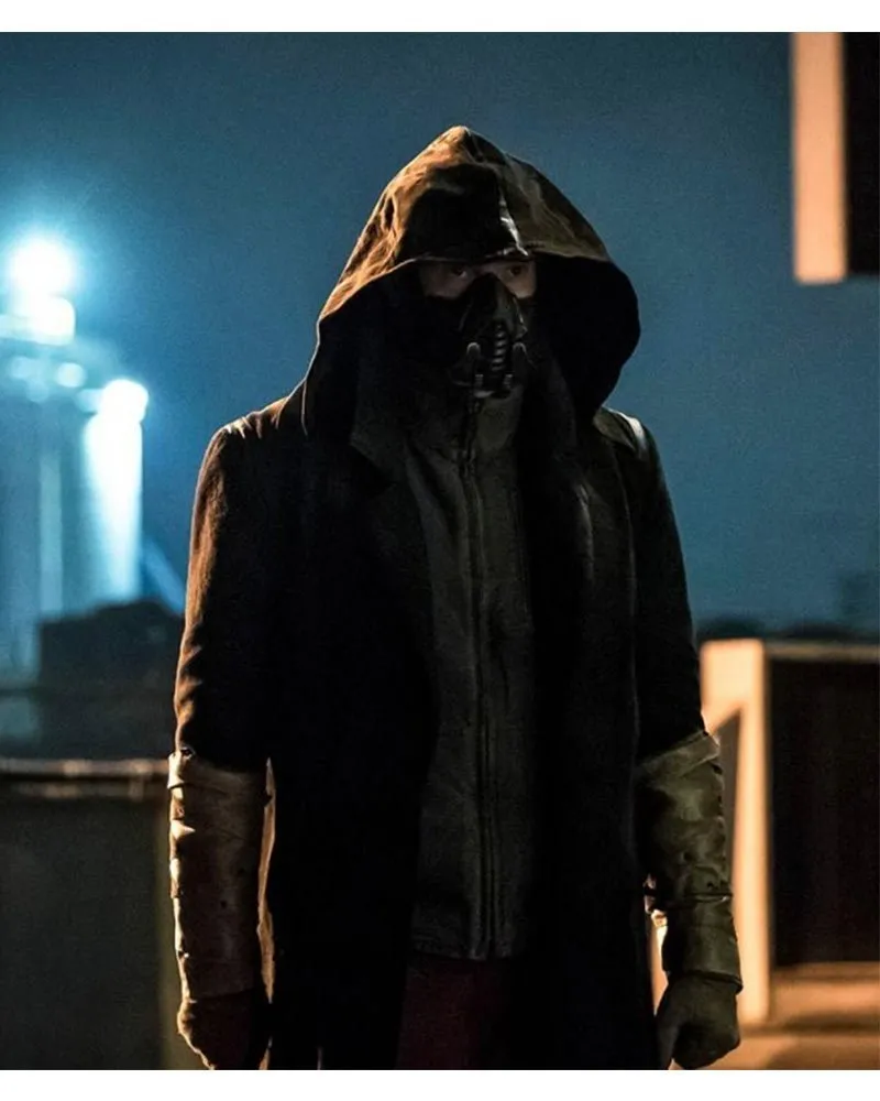 The Flash Chris Klein The Death Of Vibe Hooded Leather Coat