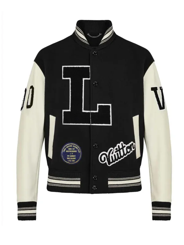 Varsity Kenya Barris Blackaf Black and White Jacket