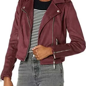 Womens Faux Suede Jacket