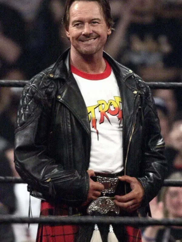 Wrestler Roddy Piper Leather Jacket