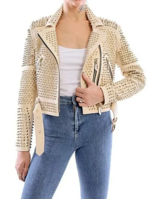 Brando Spiked Studded Leather Jacket